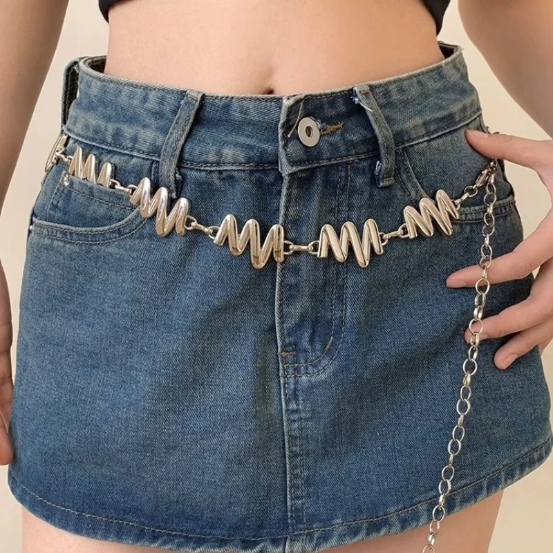 

Summer Y2k Metal Boho Waist Chain For Women Ethnic Style Moon And Stars Waist Chain Dress Shorts Accessories Belt Chain