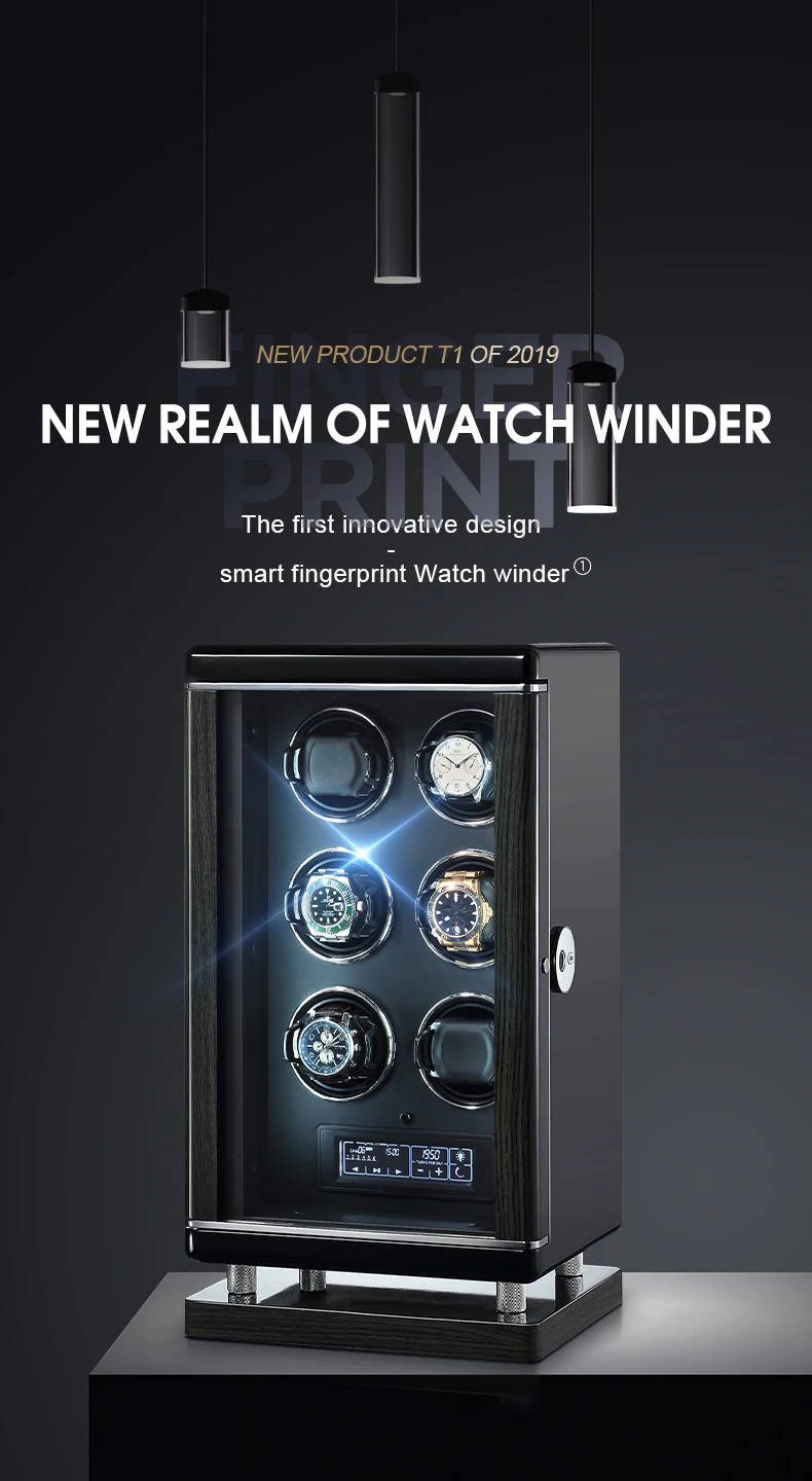 Luxury Automatic Watch Winder Cabinet