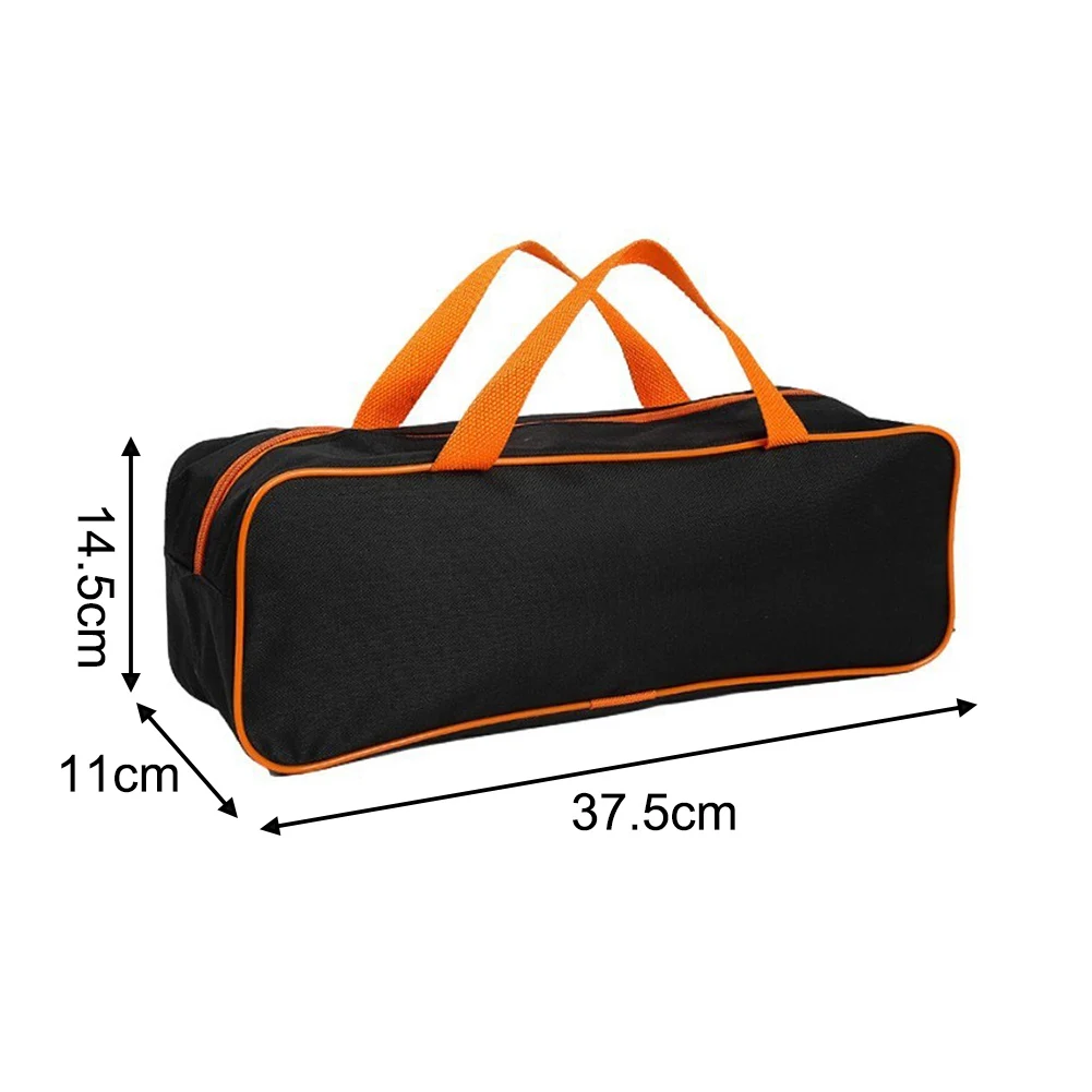 Foldable Vacuum Cleaner Tool Bag with Chain Closure Heavy Duty Polyester PVC Build Lightweight Portable for Use