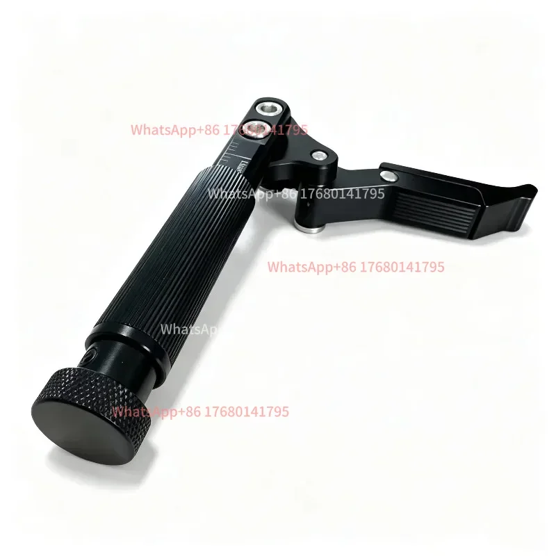 A pair Tool-Free Front-Back Adjustable Sport Wheelchair Brake Lipstick-Screw Rotating Mechanism Wheelchair