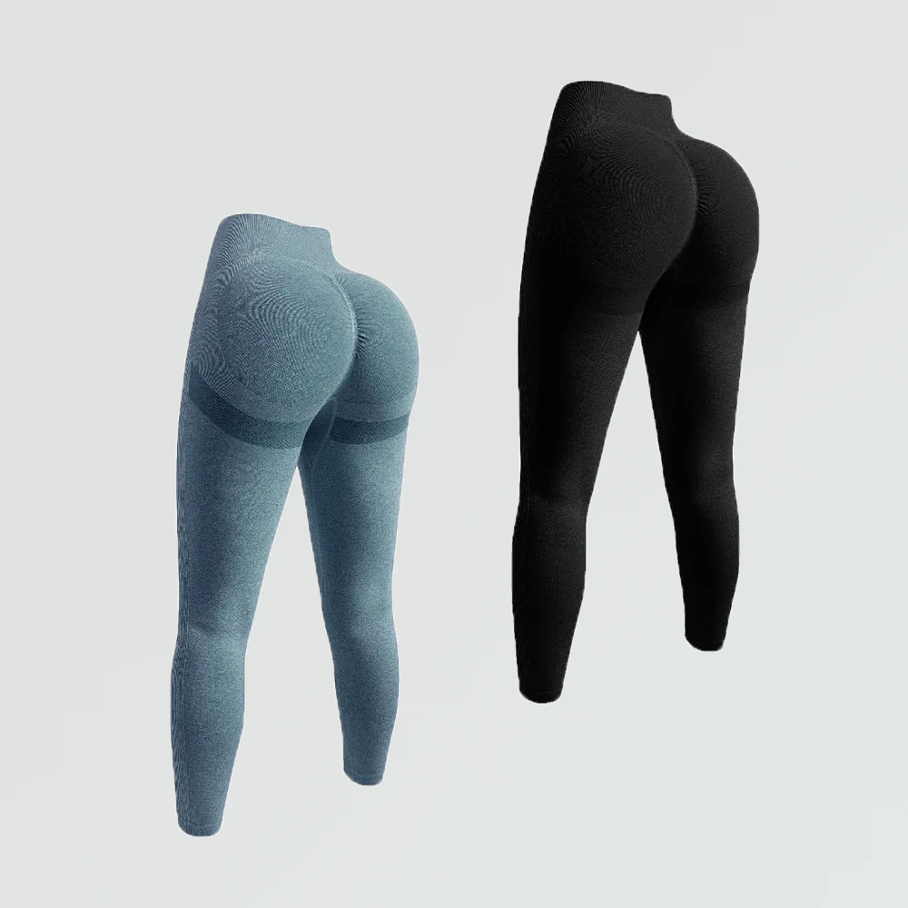 Sexy Gym Leggings Of Women High Waist Push Up Seamless Fitness Sport  Leggings Women Skinny Stretch Solid Color Pants