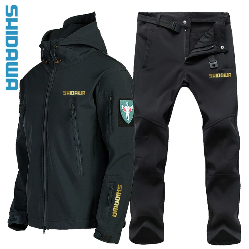 Merk Vissen Pakken Mannen Lente Herfst Dunne Viskleding Outdoor Sport Capuchon Vissen Jassen Waterdichte Vissen Broek