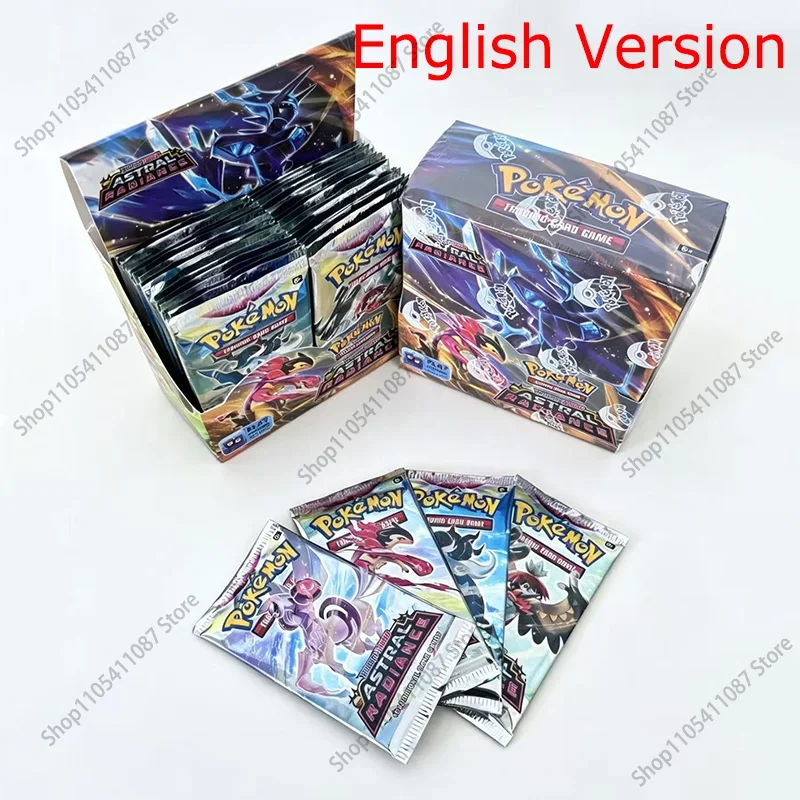 Pokémon Sword Shield Astral Radiance Booster Box English Trading Cards 360Pcs/Box TCG Collection Game Cards For Kids Gifts