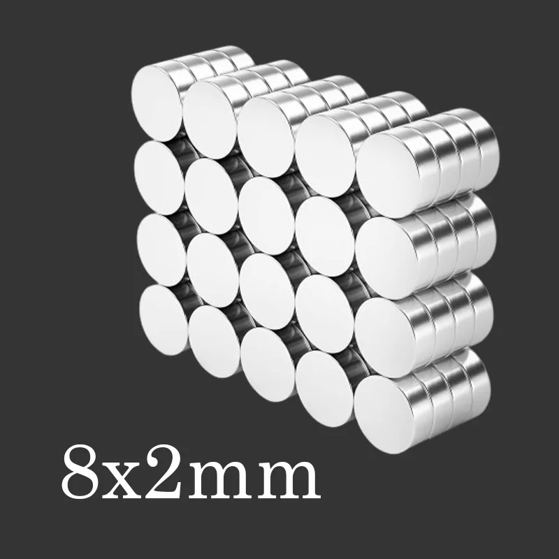 28/56/88pcs-8X2mm Round Fridge Magnets, Widely Used for Photo Wall, Warehouse Tool Storage, Desk, Office, Map, Etc.