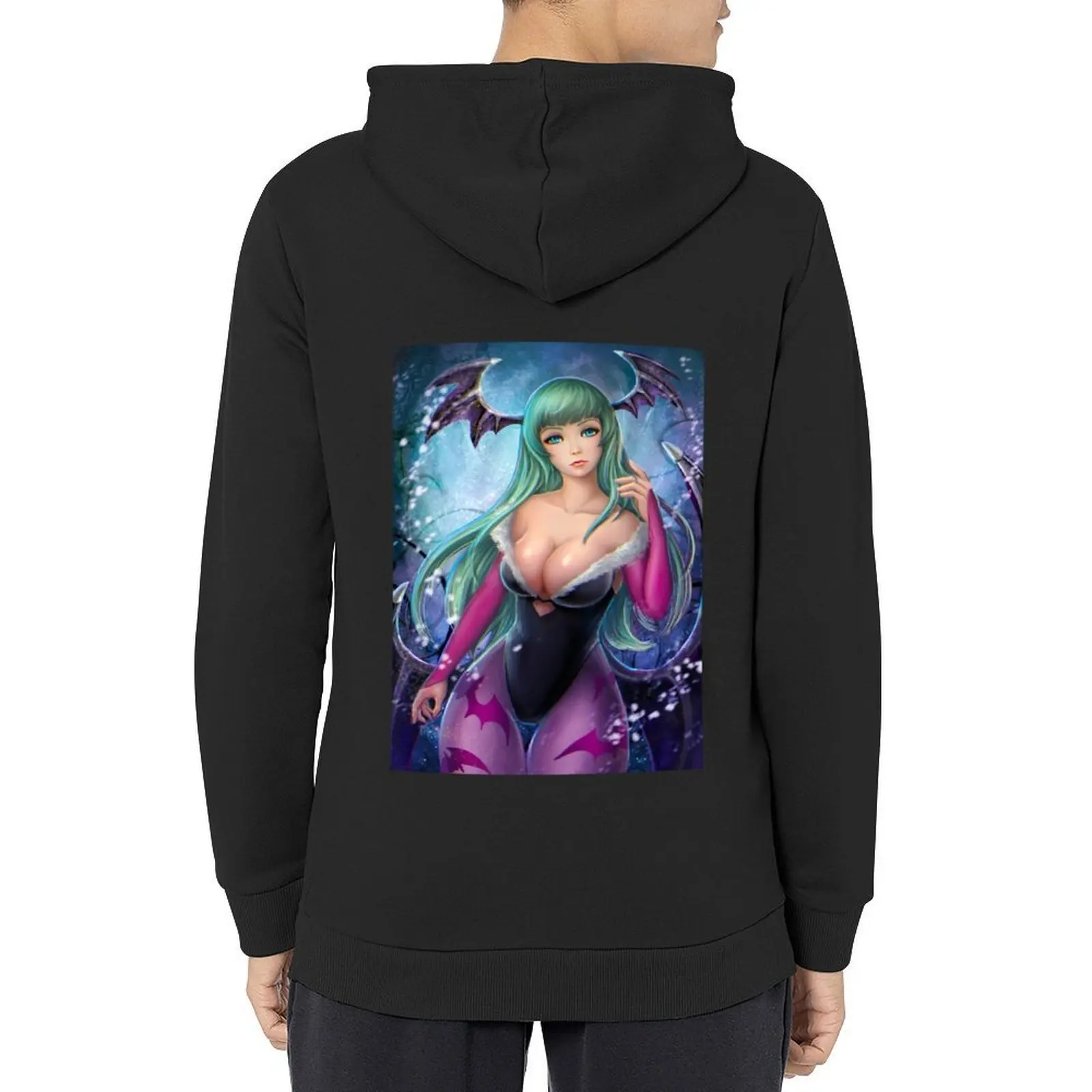 

Morrigan Aensland Hoodie korean autumn clothes korean clothes mens designer clothes winter men hoodie