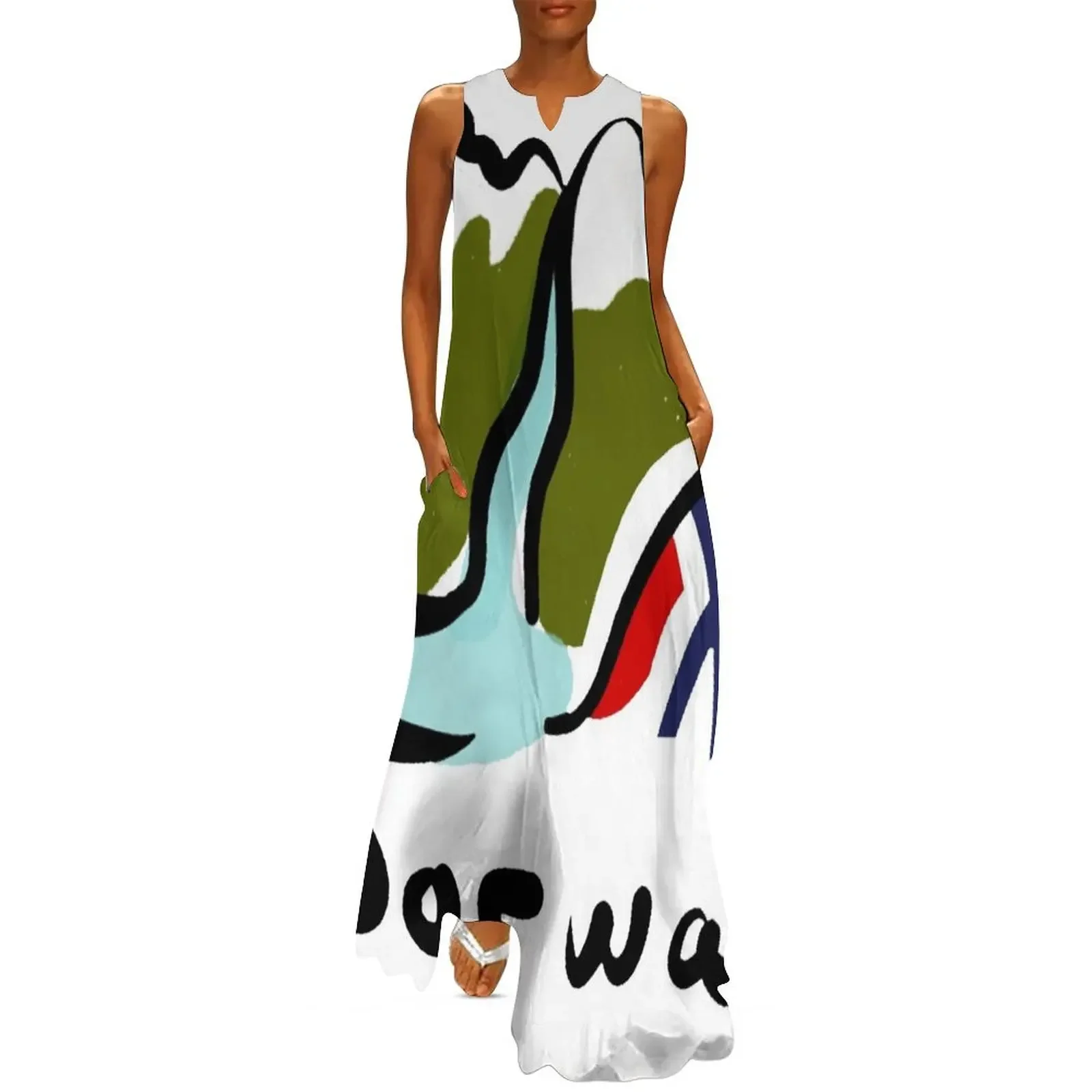 

Norway Flag design Fjord illustration Long Dress women formal occasion dresses long dress women summer Dress