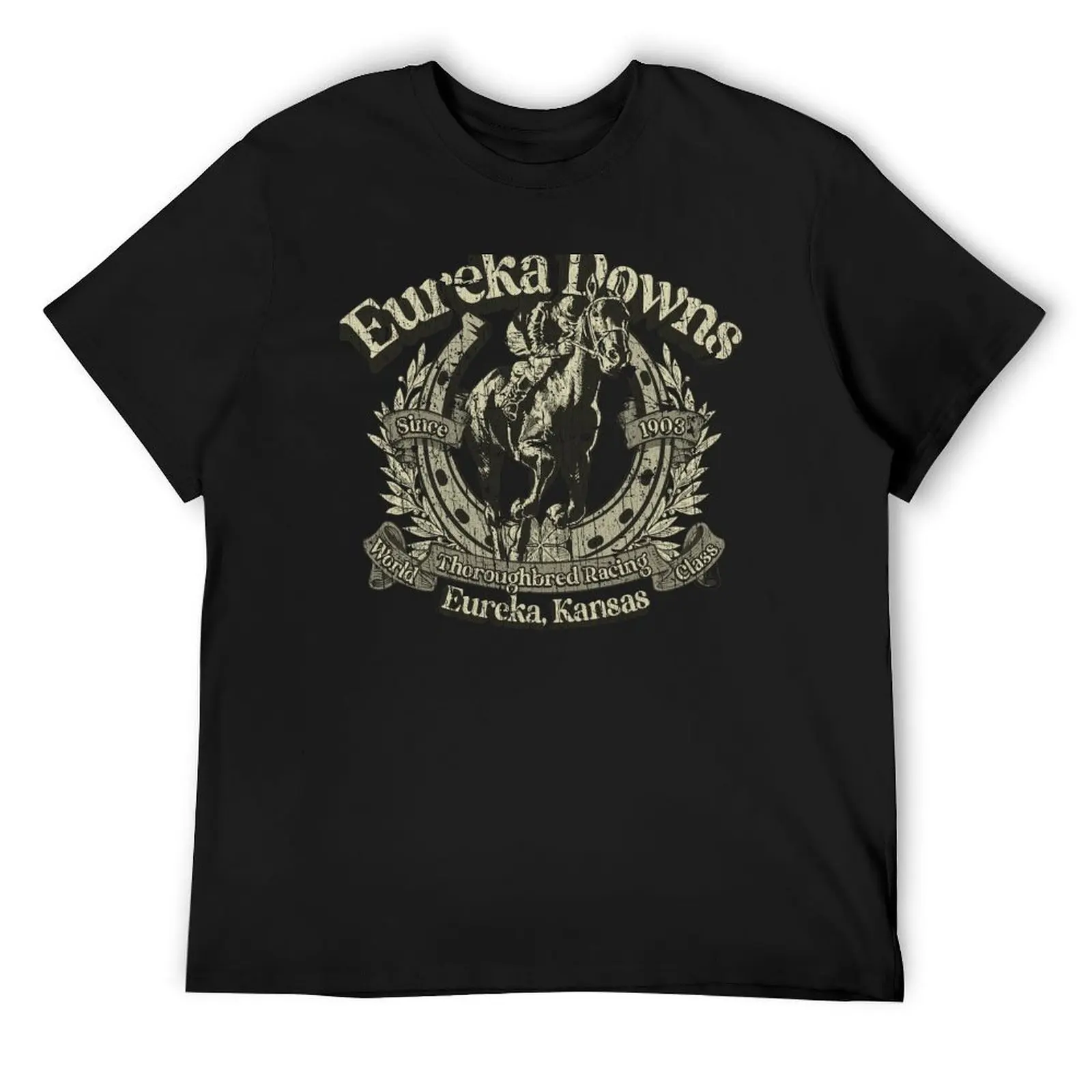 

Eureka Downs 1903 T-Shirt Short sleeve tee korean fashion t shirt for men