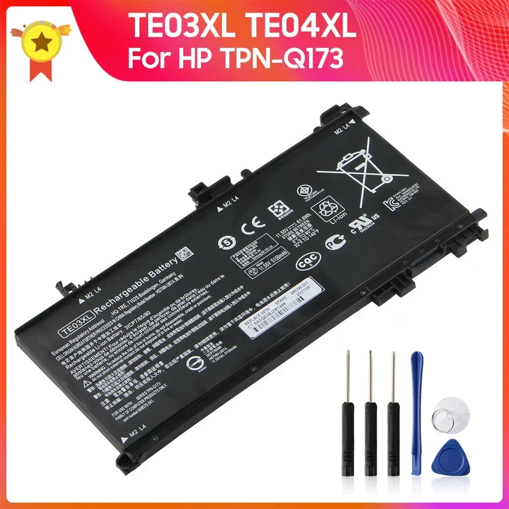 

Replacement Battery TE04XL TE03XL For HP TPN-Q173 OMEN 15 HSTNN-UB7A AX017TX 15-bc011TX 15-bc014TX 15-bc013TX With Tool
