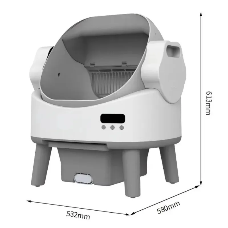 

2026 Hot Sell OEM Smart App Controlled Automatic Self-Cleaning Cat Litter Box Easy Clean with 770pcs in 40HQ