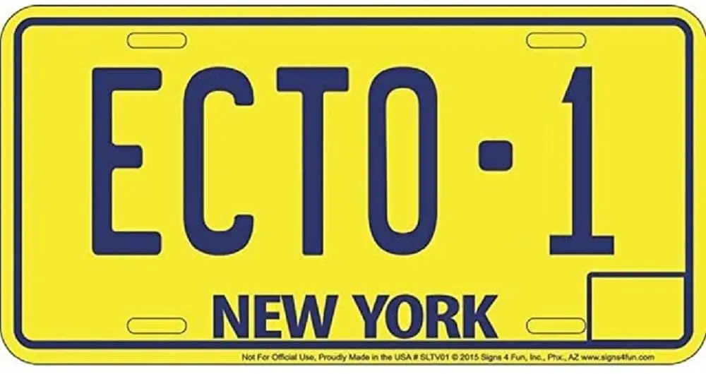 Signs 4 Fun Ghostbusters | ECTO-1 New York | Metal  Metal Sign