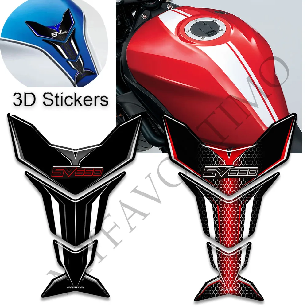 

Stickers Decals Tank Pad Grips Protector Gas Fuel Oil Knee For Suzuki SV650A SV650X SV650 S X 2016 2017 2018 2019 2021 2020 2022