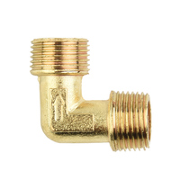 High-Quality Material Air Compressor Pump Elbow Unloader Valve Thread Brass Copper Elbow 90 Degree Relief Adapter Extender