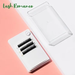 Eyelashes Extensions Supplies Women Makeup Tools White Transparent Lash Storage Box