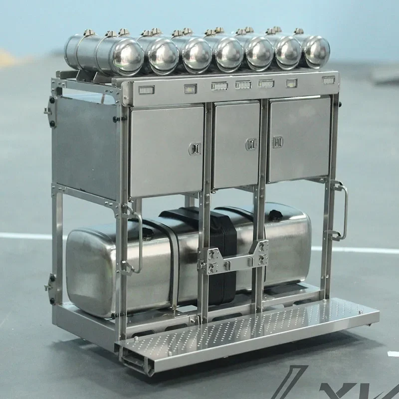 LXYRC Metal Simulation Equipment Rack for 1/14 Tamiya RC Truck for SCANIA 770S 6x4 56368 56371 56379 Car