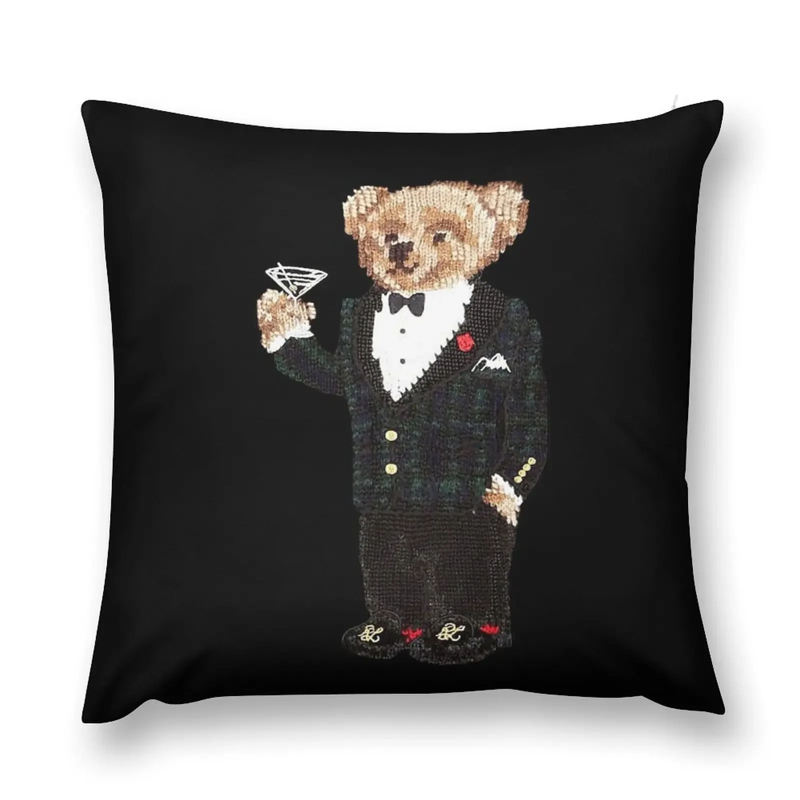 Gentleman Bear Throw Pillow luxury throw pillow covers Sofa Cushions pillow