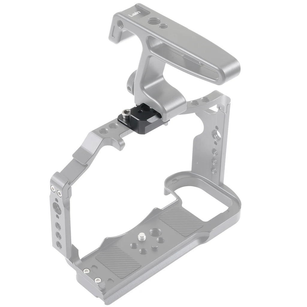 Erweiterungs-Slider mit 1/4-Zoll-Schraube, NATO-Schiene, Kamera-Gleitplatte, Schnellverschluss-Halterung für DSLR-Monitor, Batteriegriff und Rigging-System – Detail 7