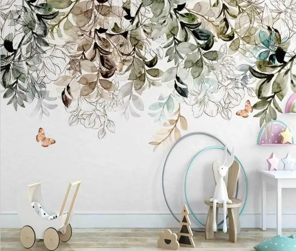 

Пользовательские тропические растения листья фото обои 3D ТВ фон спальня настенные обои для гостиной диван фрески обои