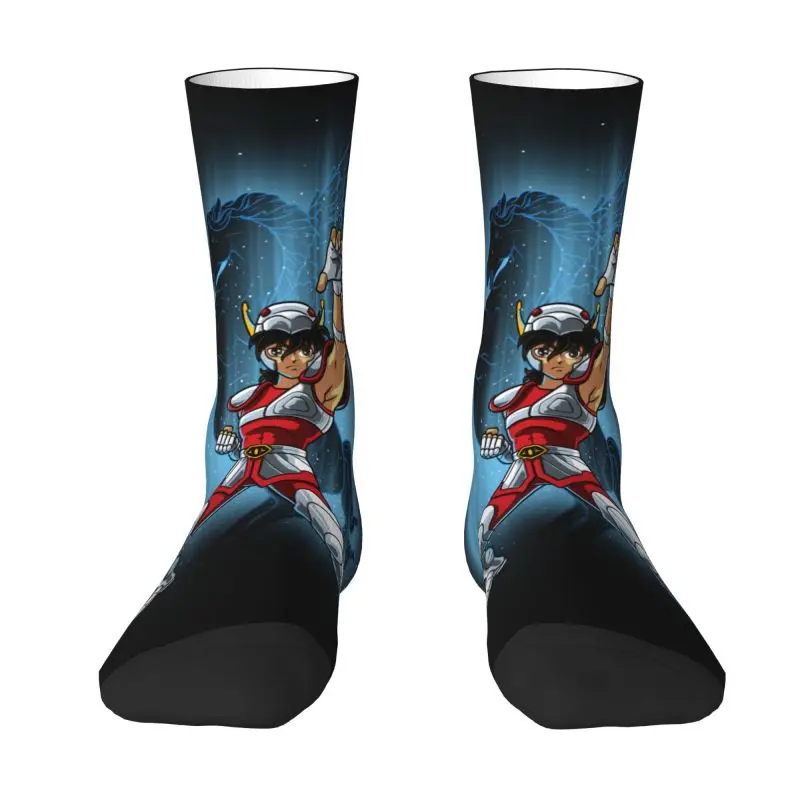 

Модные мужские носки Seiya Of Pegasus Dress, унисекс, теплые дышащие носки с 3D принтом Saint Seiya Knights Of The Zodiac Crew