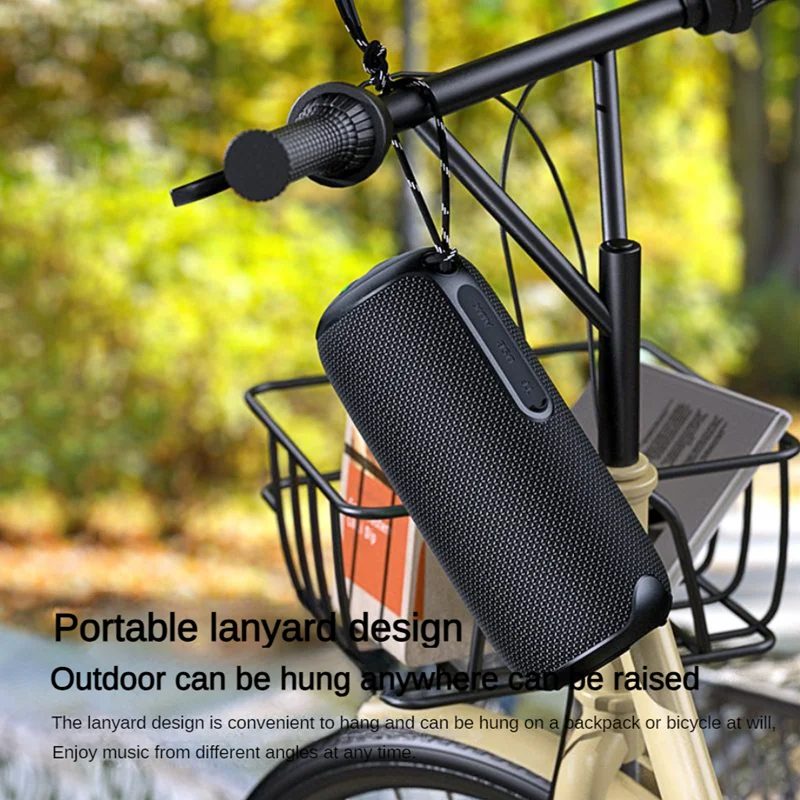 

Original Portable Rechargeable 20w Bluetooth 5.3 Speaker with Colorful Lights Mode Outdoor Bicycle Speakers Waterproof Subwoofer