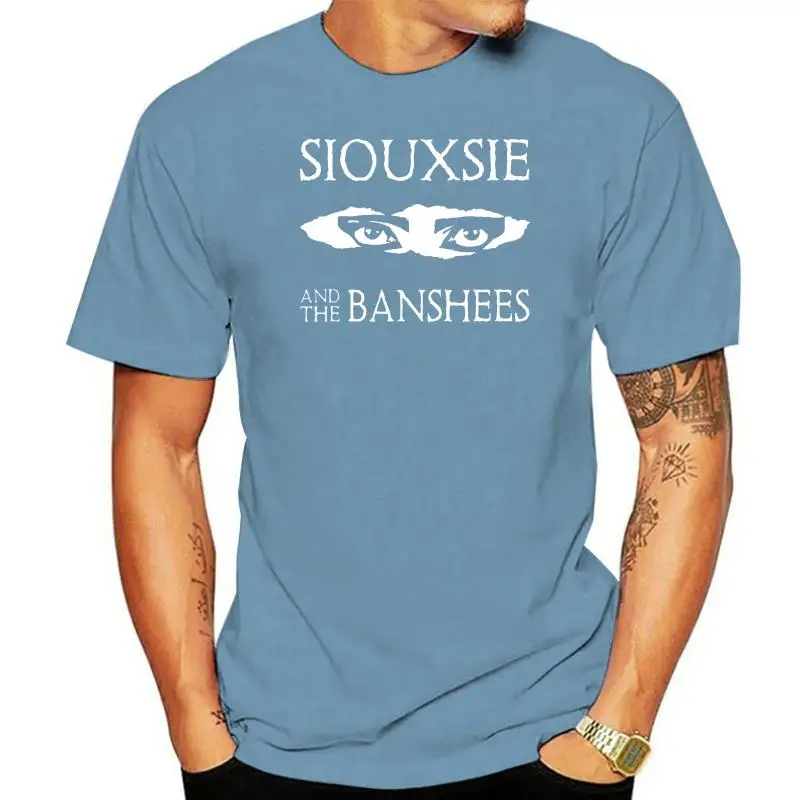 2024 Men's Siouxsie And The Banshees Eyes T Shirt-Punk Rock Various 3D Printed Men's Tee Shirt O-Neck Short Sleeve Tees