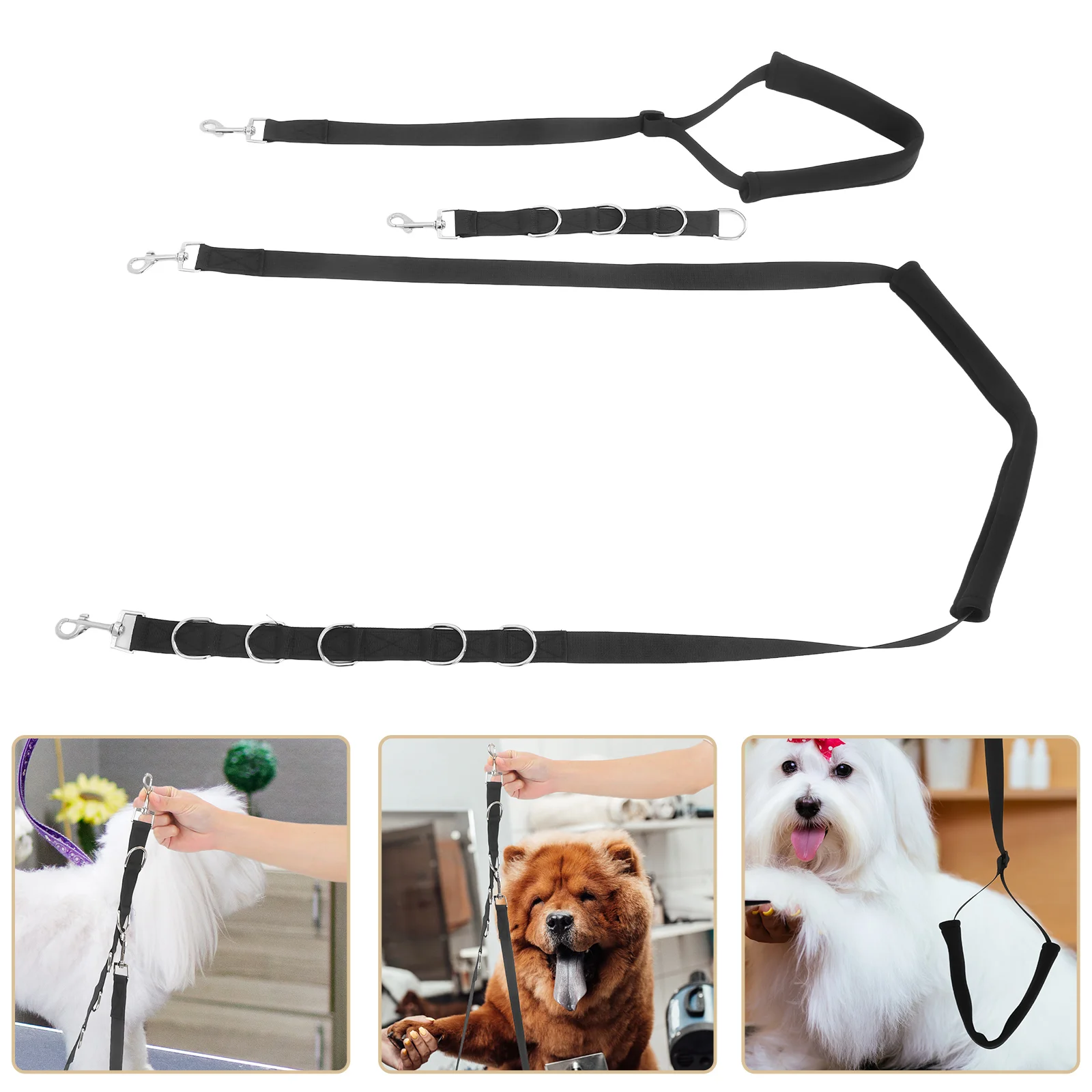 

Beauty Table Traction Rope Leash Doging Loops Grooming Sling for Nylon Belly Strap Bands Dogs