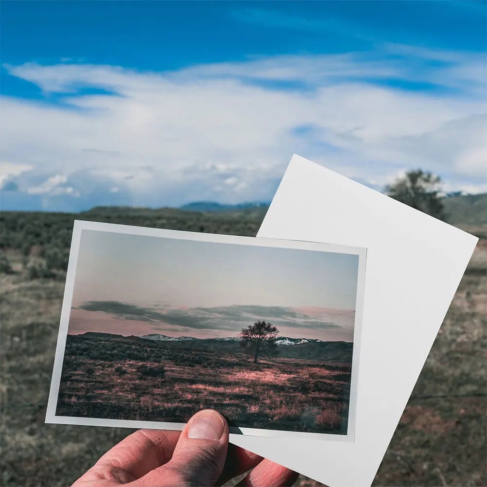 

100 листов, 6-дюймовая фотобумага, глянцевая бумага для печати, принтер для ежедневного использования, фотографические листы, легко резается