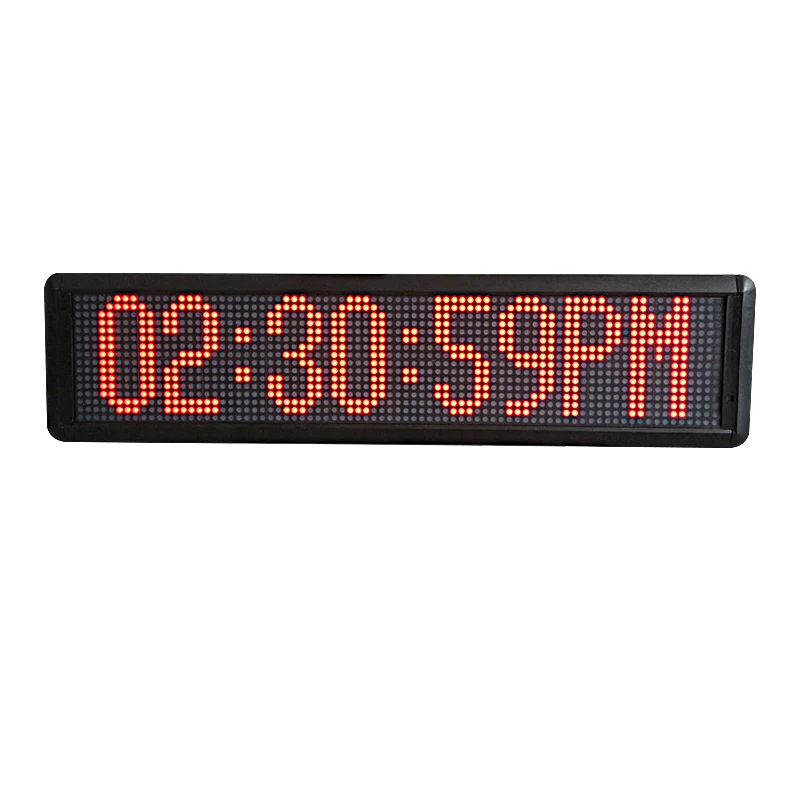 Color LED sign display screen, commercial scrolling text screen board, indoor programmable advertising light, LED sign