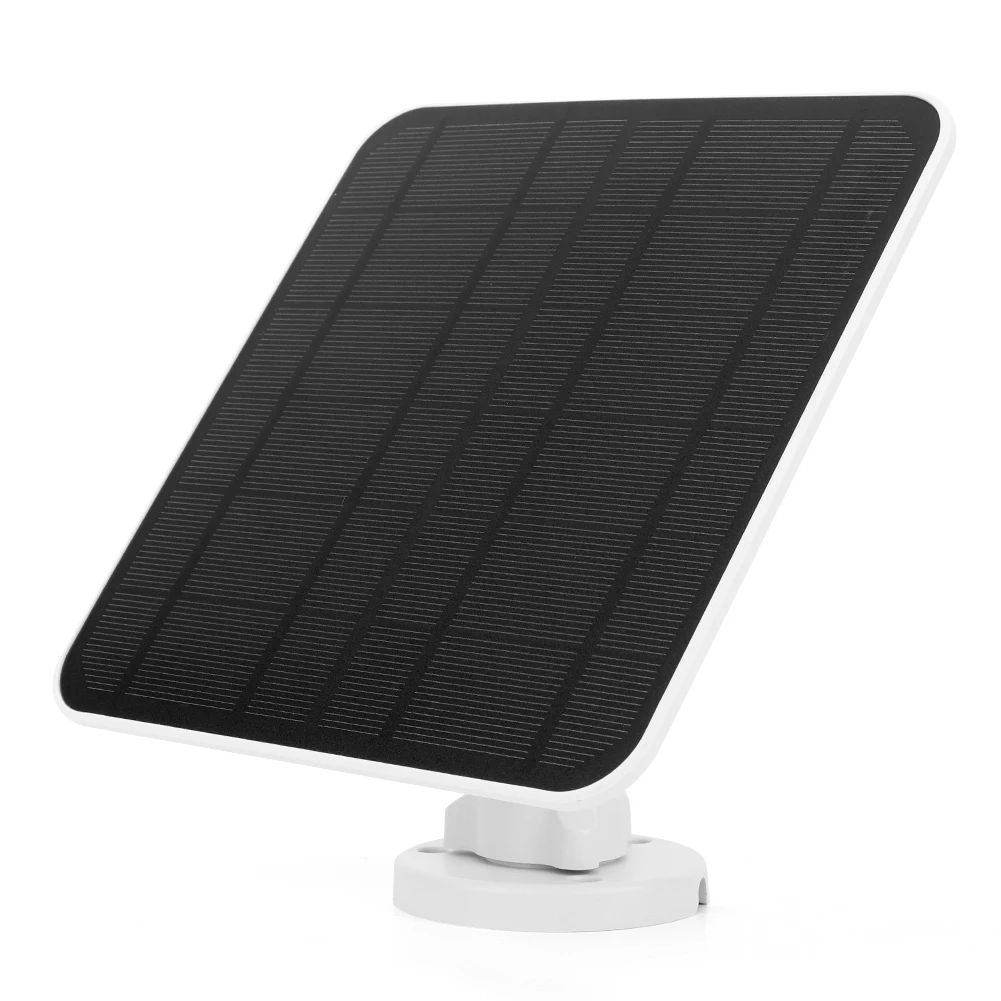 

Солнечная панель-зарядное устройство 5В 10Вт с портами USB-C и Micro USB, 4000 мАч, 360° ° Регулируемый монтажный кабель для зарядки длиной 9,8 футов для камеры видеонаблюдения