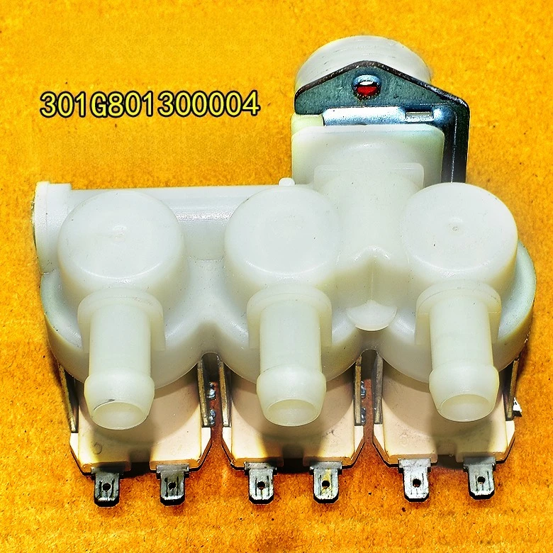 Suitable for Whirlpool Sanyo washing machine water inlet valve parts 301G801300004