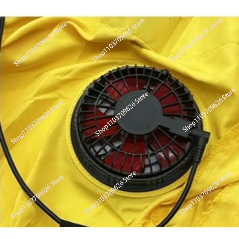Outdoor 22V Cooling Air Conditioner Clothing – Summer Heatproof Overalls with High-Speed Fans & Battery Power Bank Accessories
