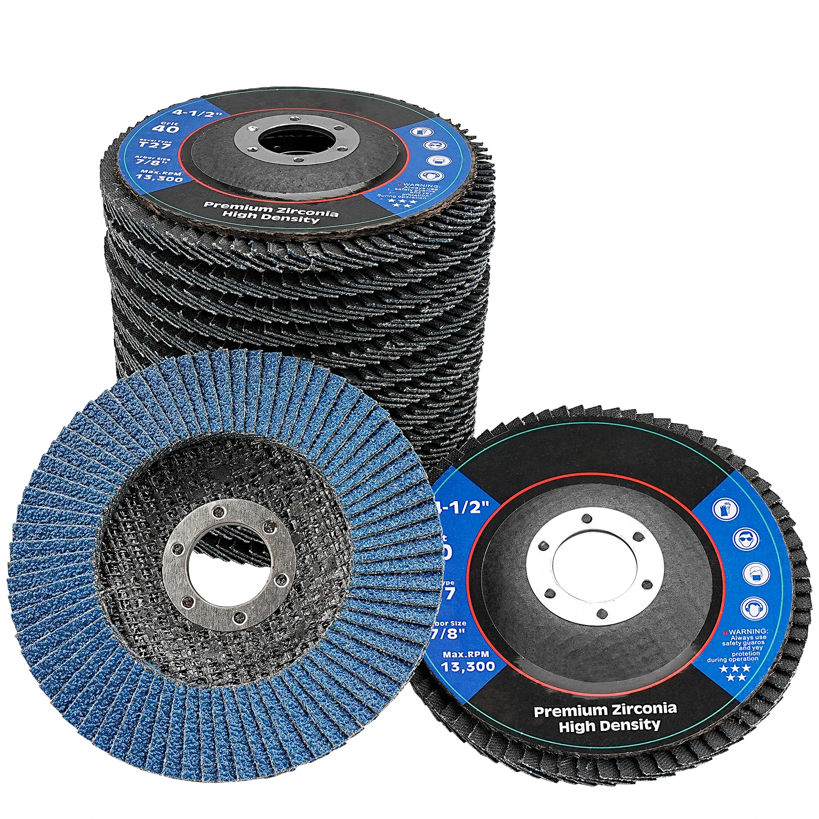 SI FANG 1PC Metal Sanding Flap Discs Angle Grinder Wheels with 40/60/80/120 Grit for Versatile Finishing And Grinding