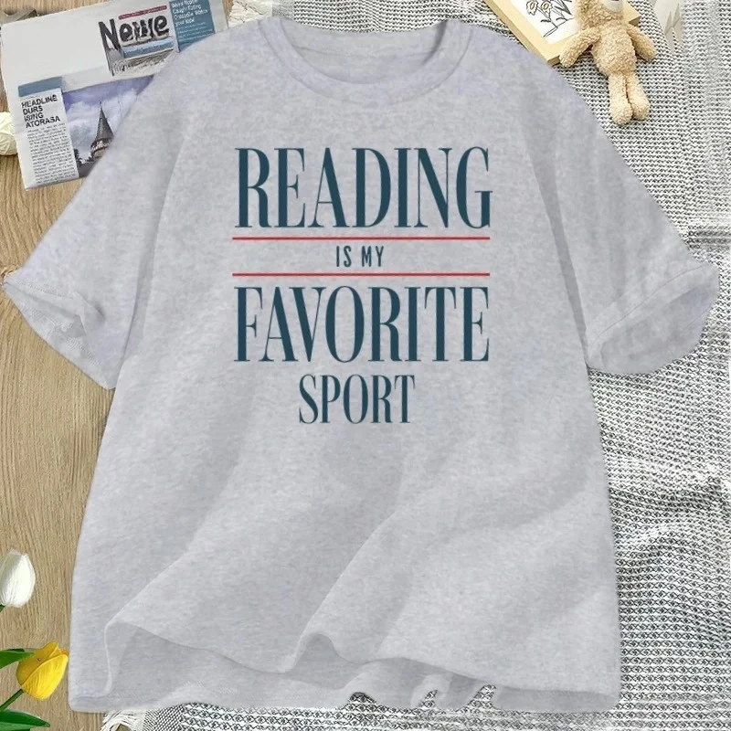 레트로 패션 레터 프린트 티셔츠 예술적 스타일 반팔 라운드넥 다용도 데일리 스트릿 여성 티셔츠