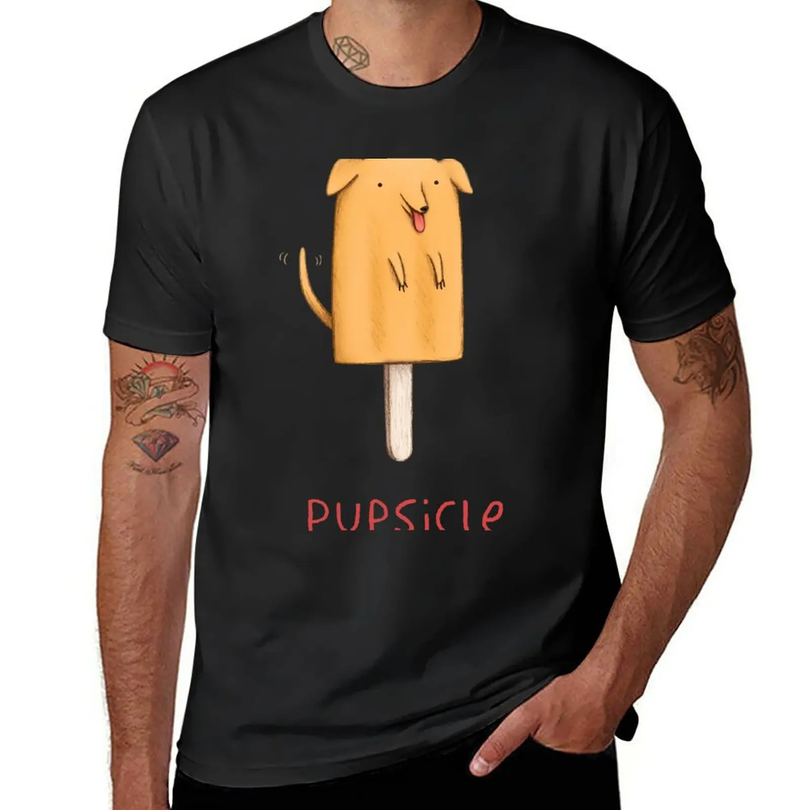 

New Pupsicle T-Shirt anime sweat shirts quick-drying t-shirt men t shirts