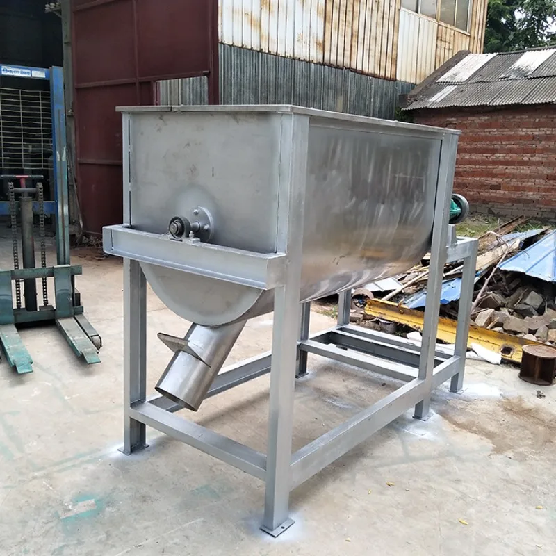 Laundry detergent mixer production machinery equipment double ribbon