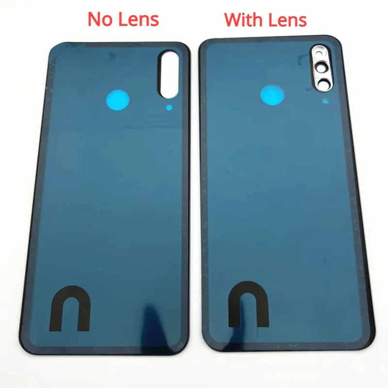 For Huawei P30 Lite Nova 4e P30Lite Rear Door 3D Panel Housing Case Adhesive +Camera Lens Replace Glass Battery Back Cover