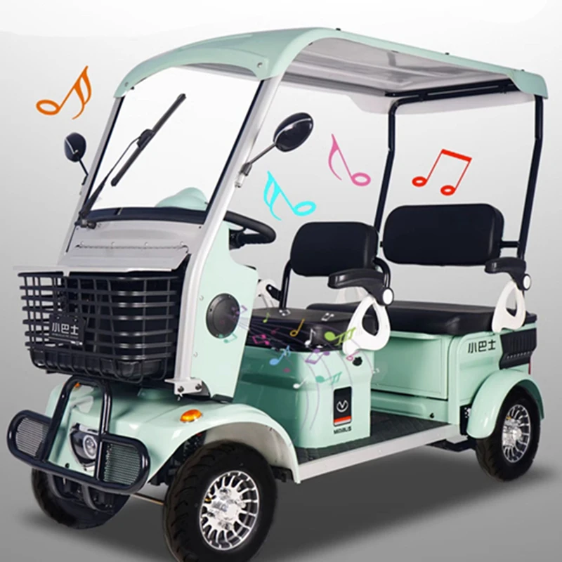 2024 new minibus E900 electric four-wheeled scooter scenic sightseeing car