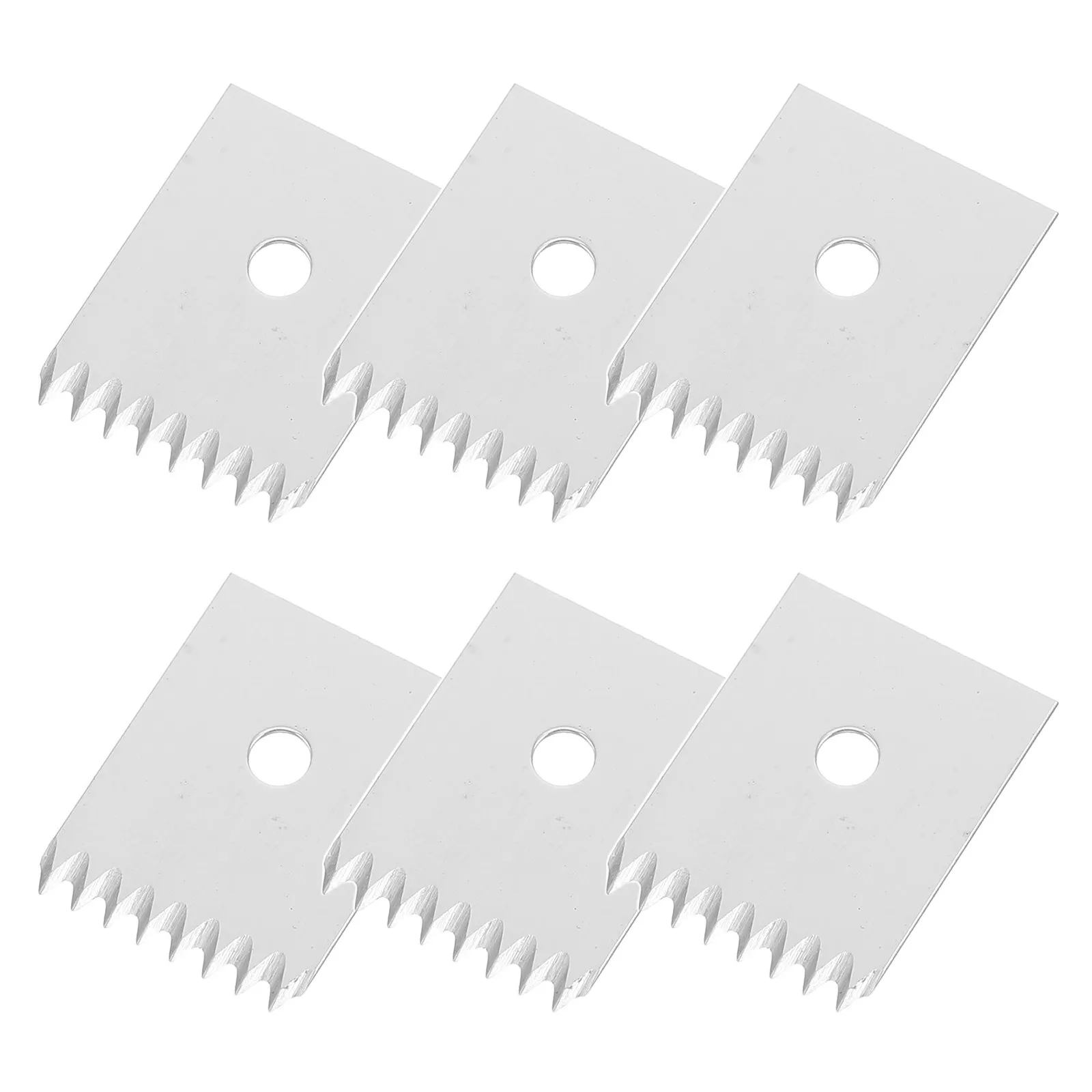 6Pcs Sharp Stainless Steel Vine Tie Gun Binding Cutter Blade Replacement for Garden Fruit Plant Tying Machine Tape Cutting Spare