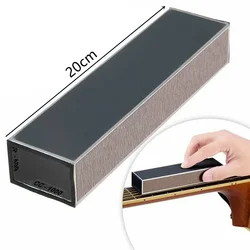 Guitar Fret Leveler Tool Aluminum Alloy Guitar Neck Fret Leveler Leveling Sanding Aluminum Beam Sandpaper Luthier Tools