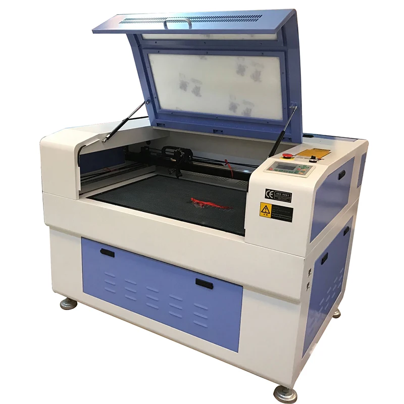 Portable Desktop Mini 100*100cm Acrylic Eyeglasses CNC Milling Engraving Machine 80W 6090 Honeycomb Bed Panel 60*90cm Wood