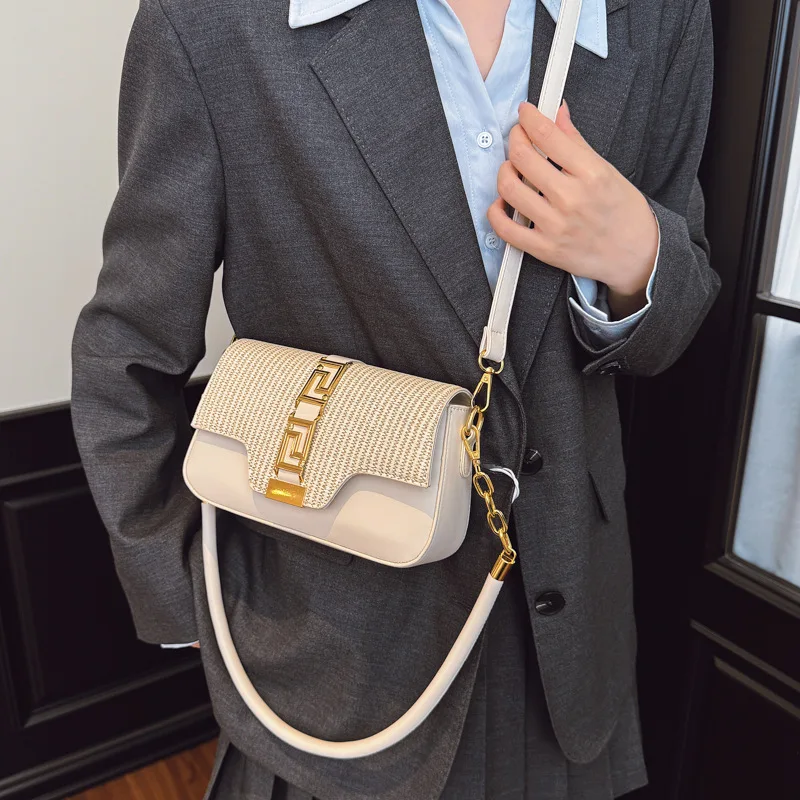 

​2025 New Women's Korean Saddle Bag, Vintage Underarm Crossbody Purse, Minimalist Shoulder Sling for Daily, Chic & Versatile​