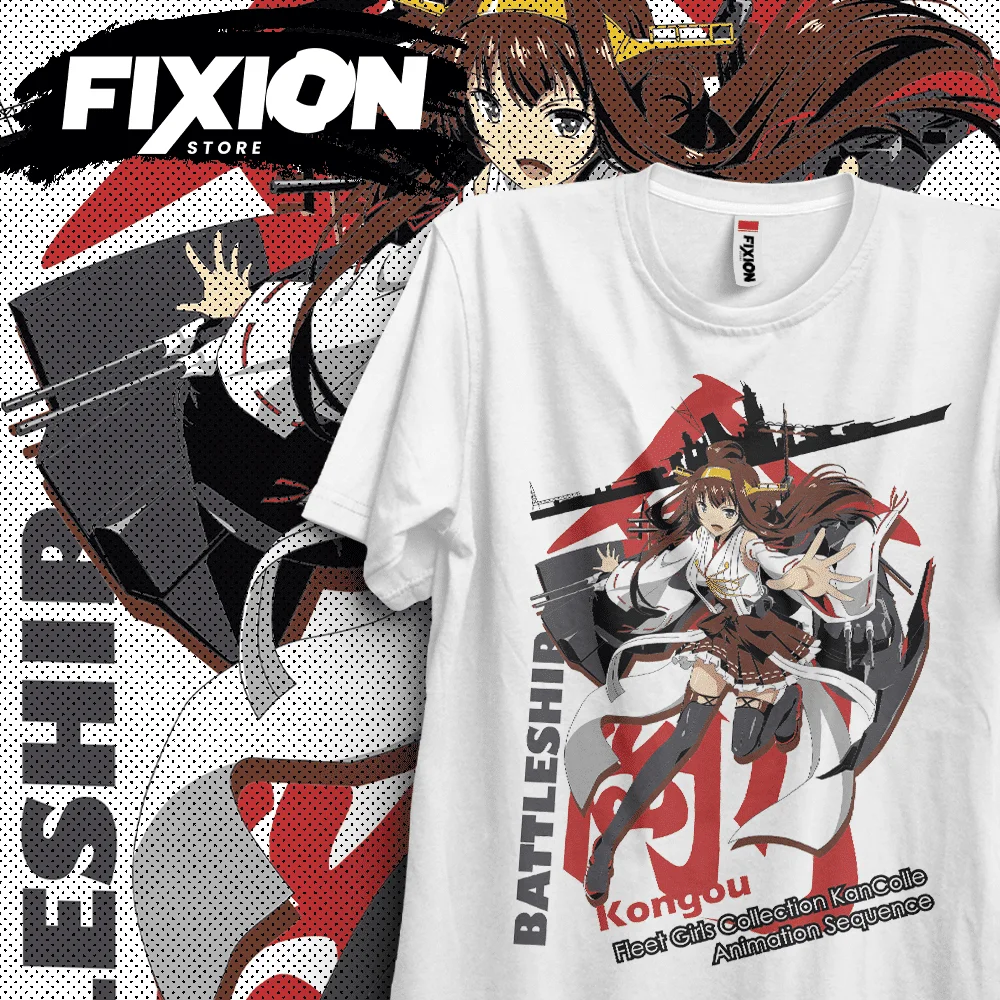 KanColle Kantai  – Kongou Anime T Shirt Manga Gift For Anime Lover All Size Cotton