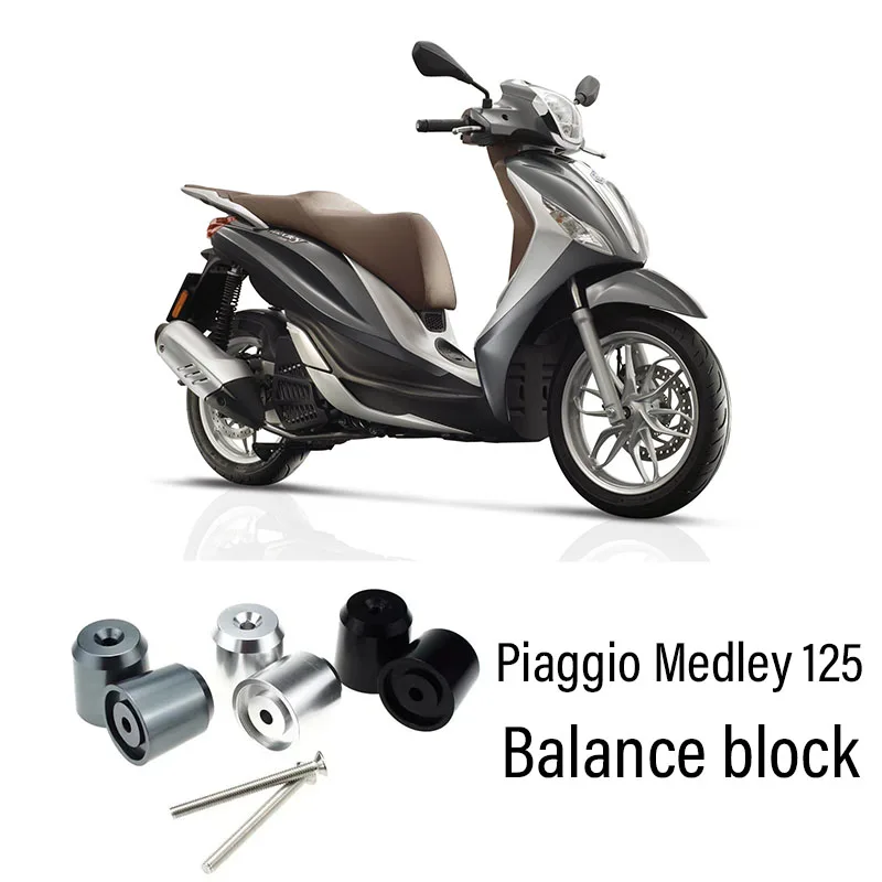 

New Fit Piaggio Medley 125 Medley125 balance block weighted stainless steel plug handle terminal motorcycle modification