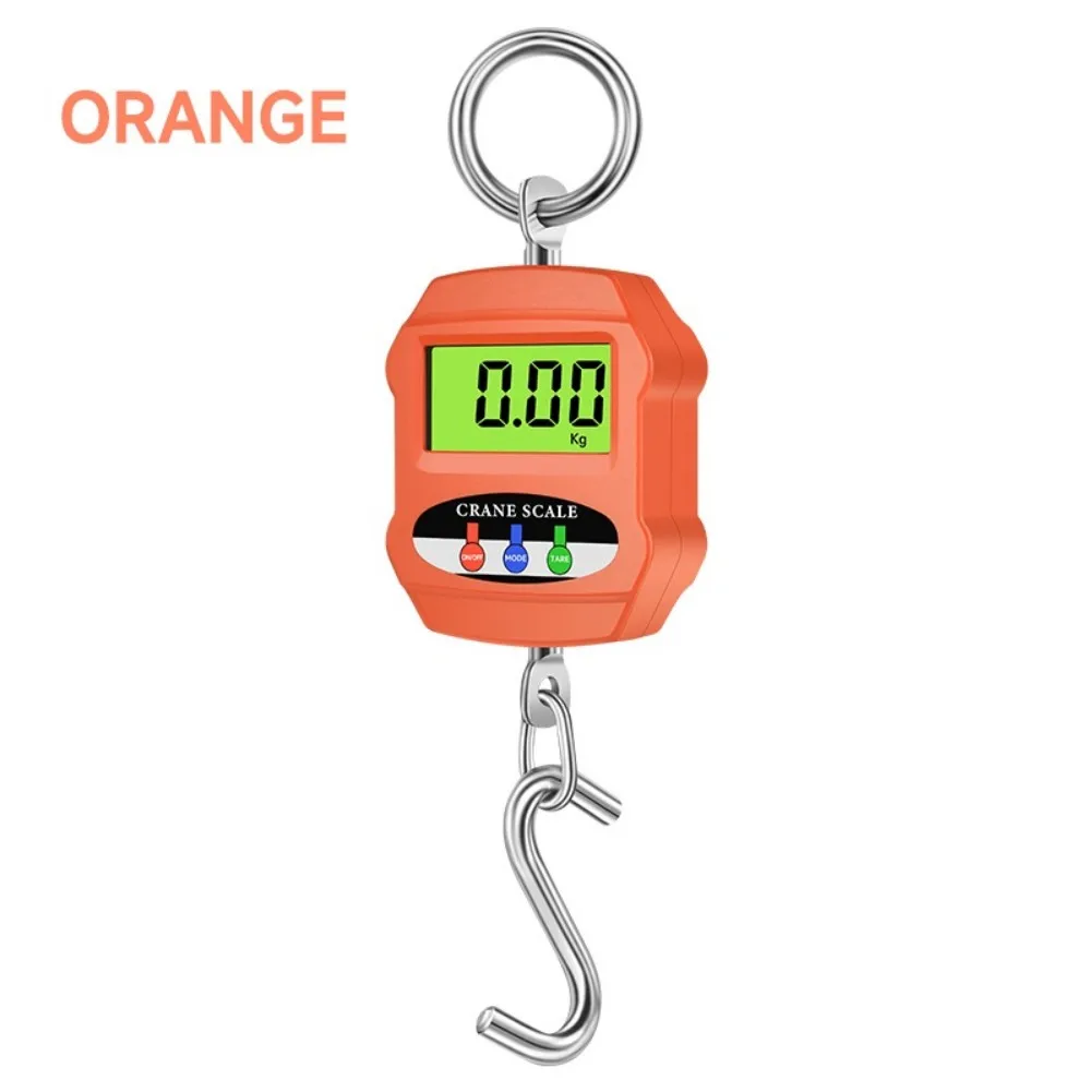 เครื่องชั่งเครนอิเล็กทรอนิกส์ 300 กก. เครื่องชั่งแบบตะขอ เครื่องชั่งเครนอิเล็กทรอนิกส์แบบพกพาสำหรับเครื่องมือวัดทดสอบ อุปกรณ์เสริม
