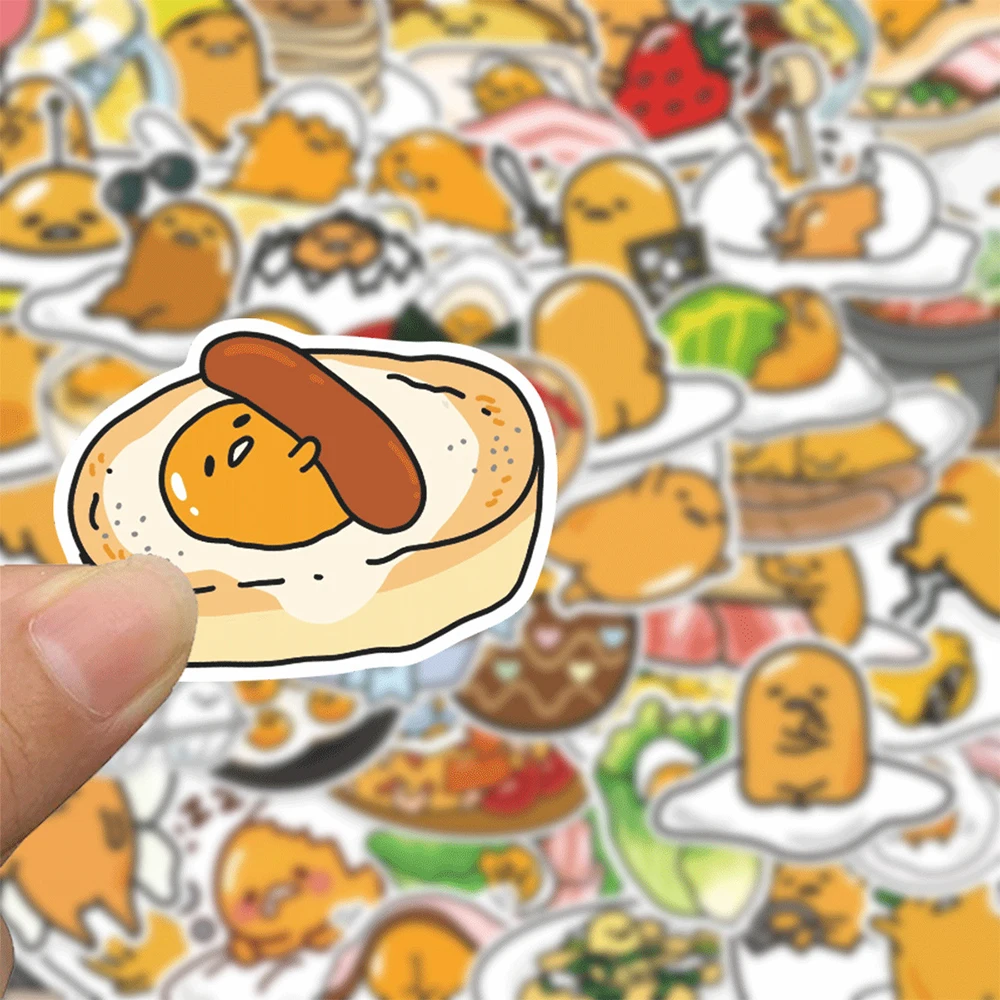 

10/30/50pcs Kawaii Gudetama Stickers for Kids Cartoon Decals Waterproof DIY Laptop Phone Cute Decoration Sticker Toys