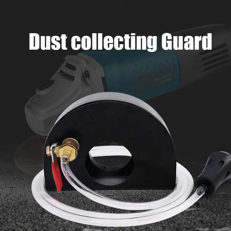 Imagem -03 - Ângulo Grinder Shield Conjunto com Bomba Wheel Guard Segurança Protector Cover Água Slotting Guard Kit de Coleta de Poeira