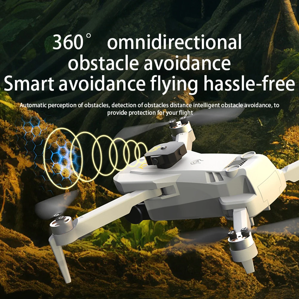 Obstacle Avoidance Flying-Drone With HD Lens One Key Take Off/Landing Quadcopters For Beginner Professional