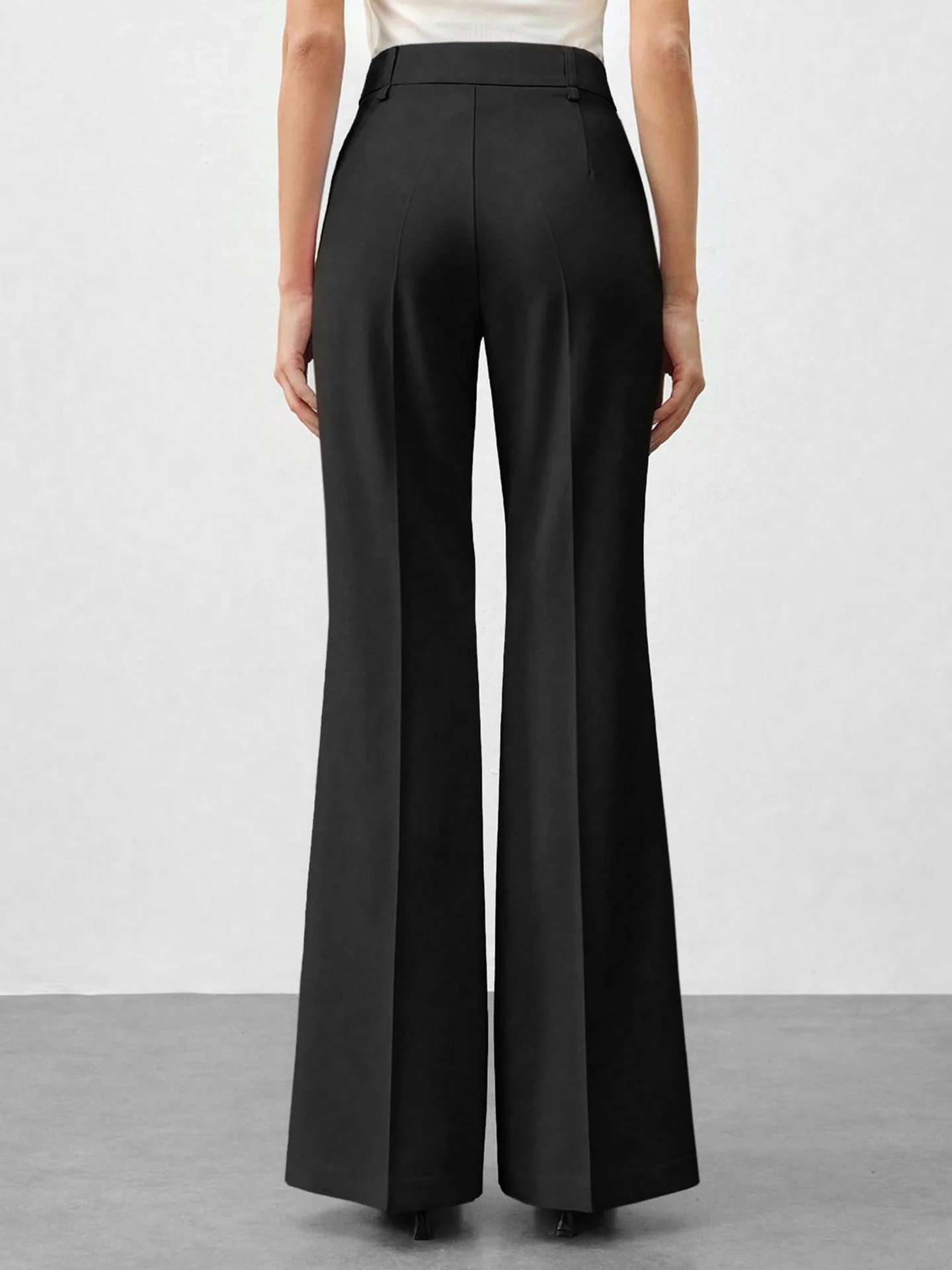High Waist Women Suit Pants Fall Straight Office Ladies Fashion Trousers Casual Button Loose Female Chic Pants New Woman Clothes
