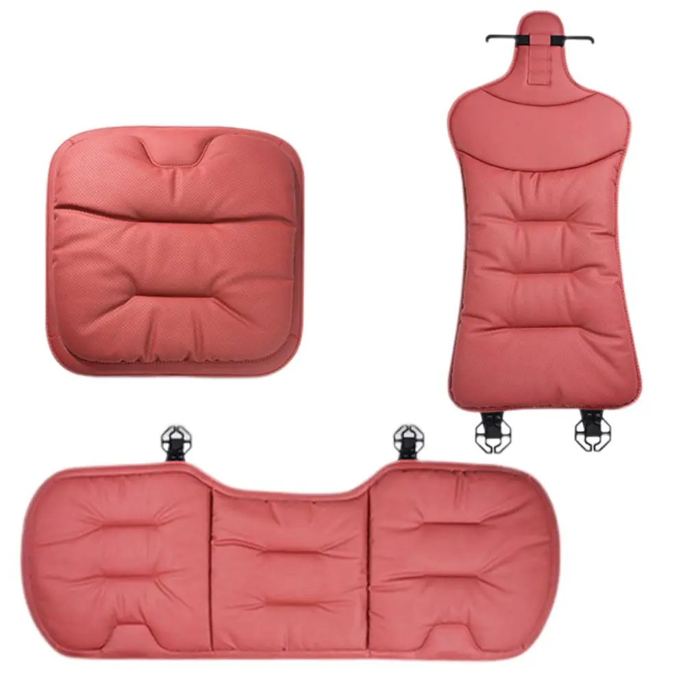 وسائد مقعد جلدية مقاومة للعرق، مريحة ومضادة للانزلاق، واقي مقعد عالمي قابل للتنفس ومضاد للحشف