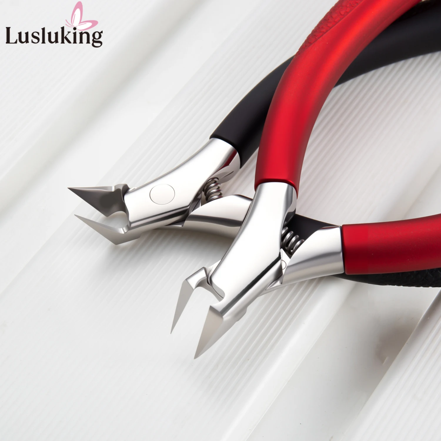 Thick and Hard Nail Groove Scissors Large Size Toe Nail Trimmer with Sharp Blade Nail Clippers Ergonomic Handle for Manicure Use