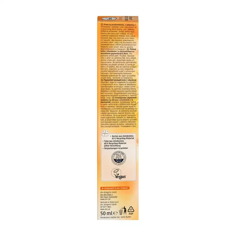 Balea Dark Spot Brightener Concentrated VitaminC Cream For Pigmentation Skin Discoloration Problem Skin Solver Even Radiant Skin